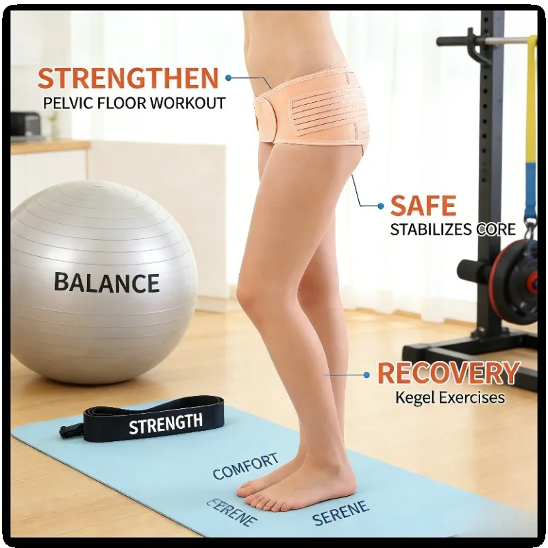 

Postpartum Belly Band Maternity Support Belt for C Section and Vaginal Delivery Waist Tummy Pelvis Two in One Girdle