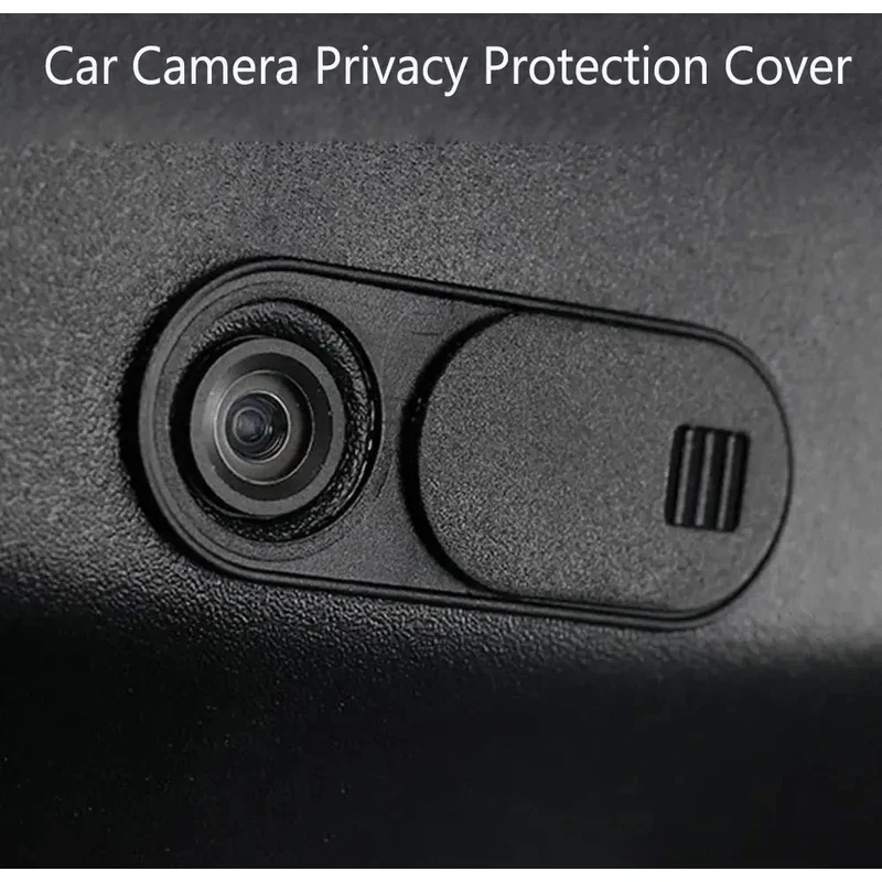 2-12Pcs Car Privacy Protector Camera Cover For Tesla Model 3 Y Highland Accessories Webcam Slide Switch Blocker Interior Sticker
