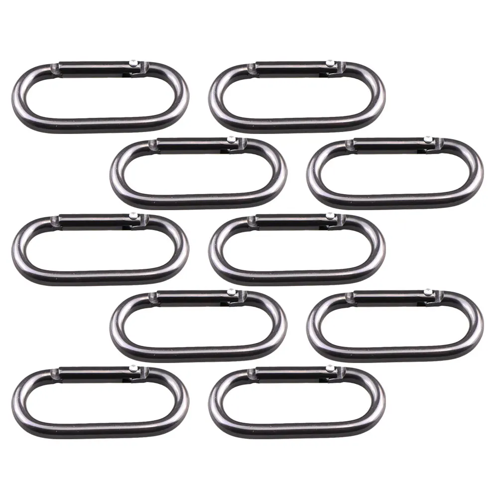 

20pcs Water Hooks Kettle Hanging Buckles Aluminum Alloy Durable Camping Accessories Oval Buckles Kettle Hanging Kitchen Bar