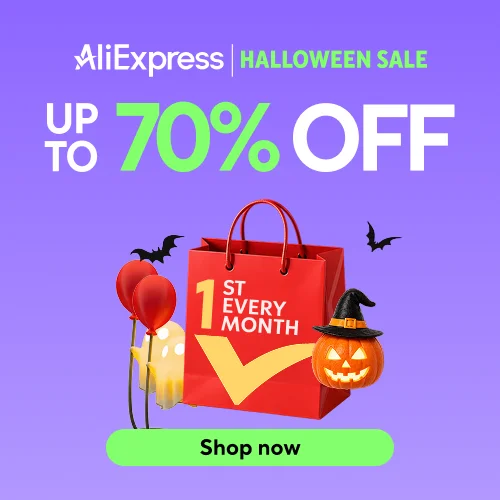 AliExpress Halloween Sale promotion for the United States