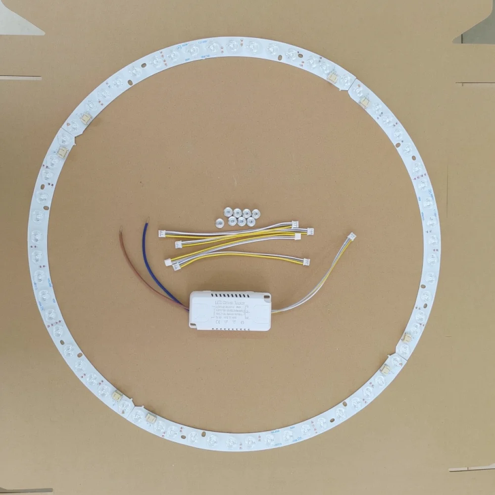 LED Module Light Board For Ceiling Fan Lamp Curved Lens Strip High Output Replacement Source Dimmable Interior Lighting