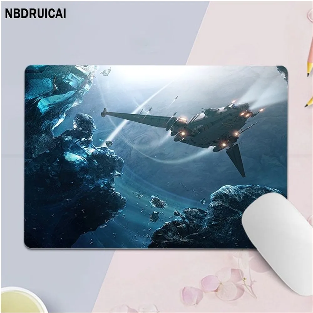 Imagem -02 - Star Citizen-grande Mouse Pad Gaming Tamanho Grande xl com Borda de Bloqueio para Teclado do Jogo Gamer