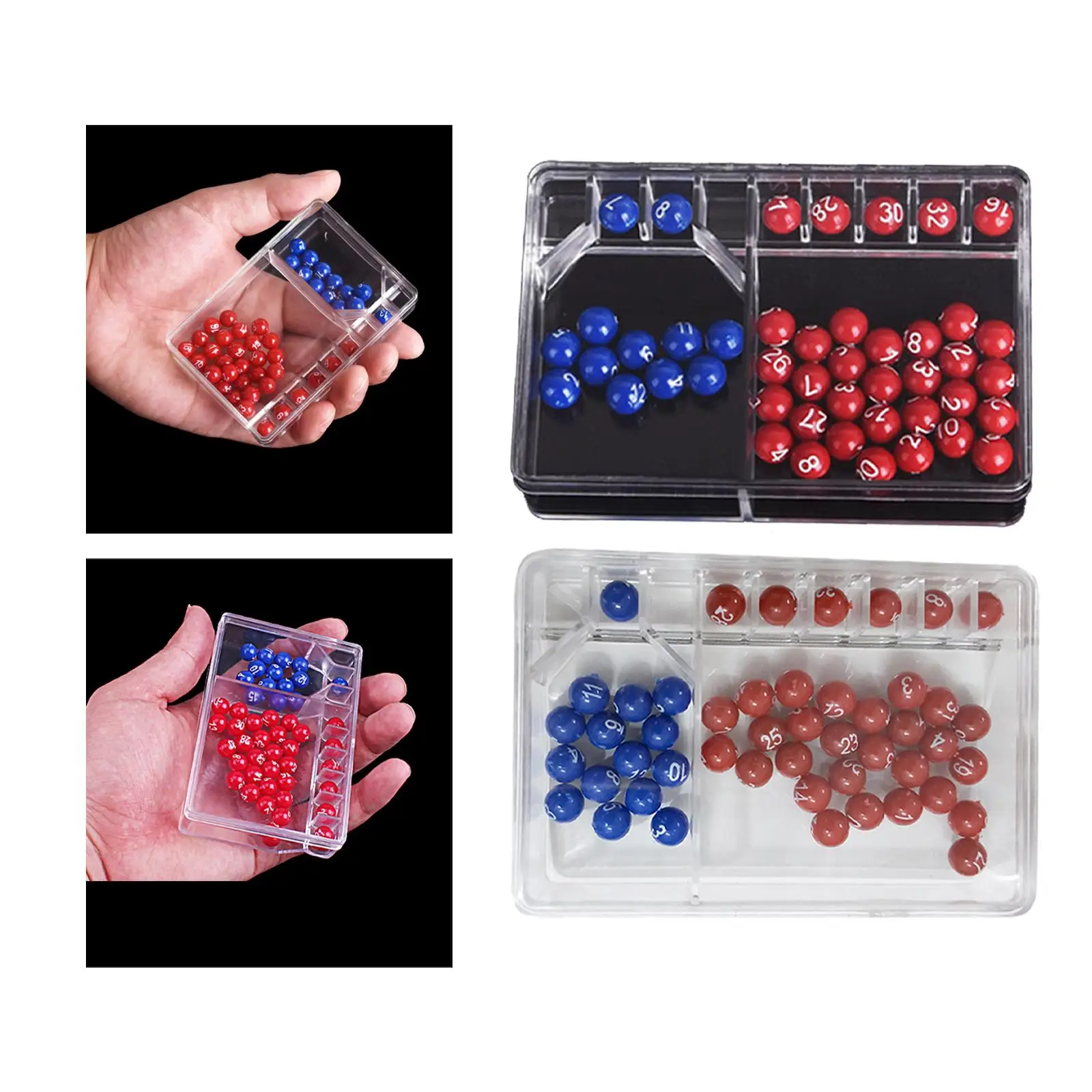 Mini Lottery Machine with Balls Draw Game Portable Cage Game