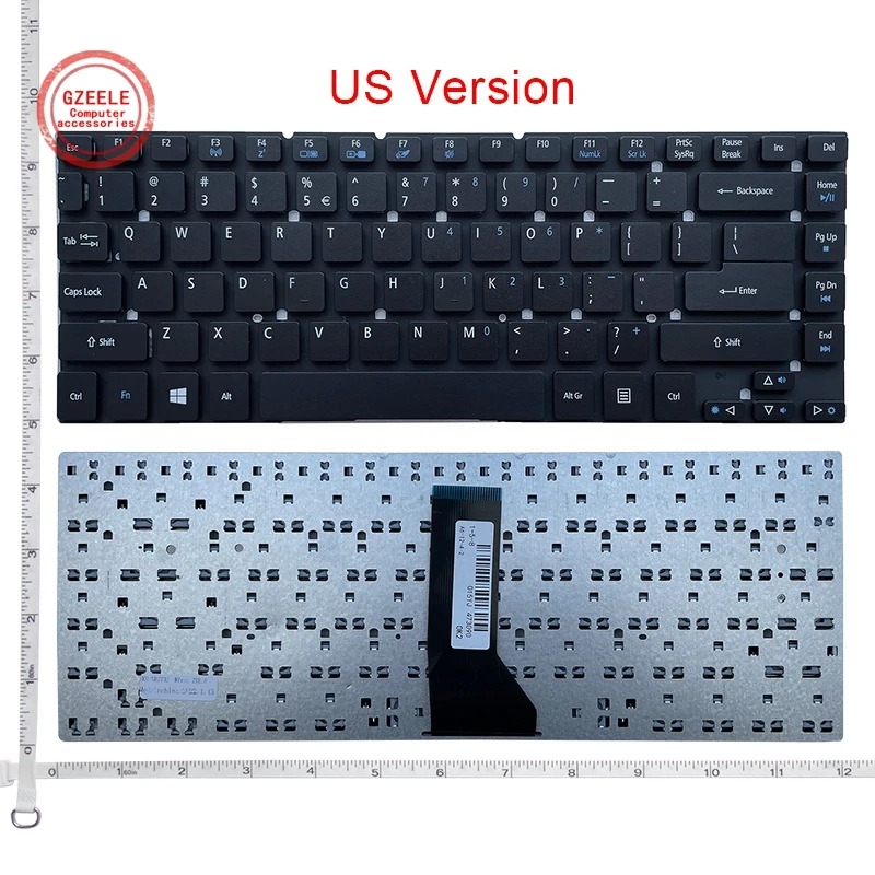 US Black New English Laptop Keyboard For GATEWAY NV47 MS2317 ACER 3830T 4755G