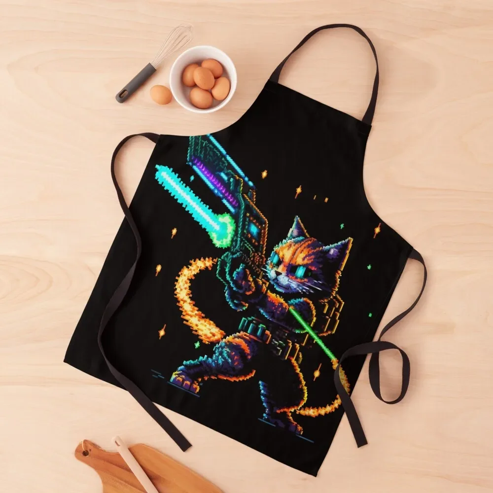 

Scifi Cat Apron Funny For Women Kitchen Kitchen Front Apron