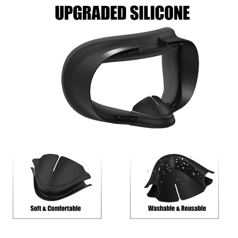 For Meta Quest 3S Silicone Nose Pad VR Headset Anti-Sweat Replacement Nose Cover For Meta Quest 3S VR Accessories