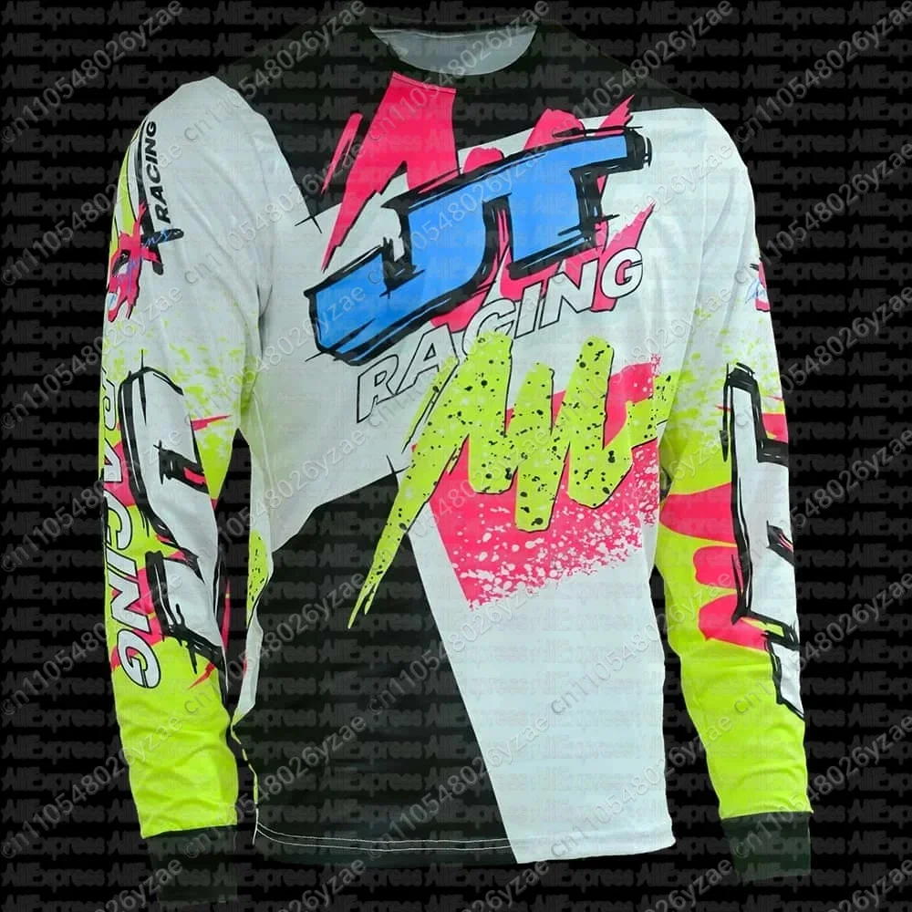 2026 رجل الدراجات الملابس إندورو الجبلية جيرسي الإنحدار جيرسي Bmx قميص دراجة الدراجات تي شيرت طويلة الأكمام دراجة نارية الملابس