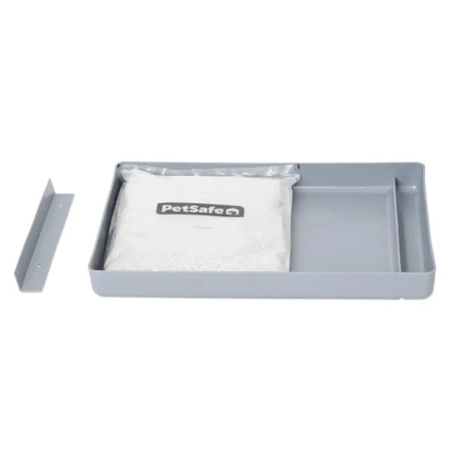

Scoop-Free Natural Litter Reusable Tray - Durable Plastic Tray with Stainless Steel Magnets - Comes with 4.2 lb Bag of Premium
