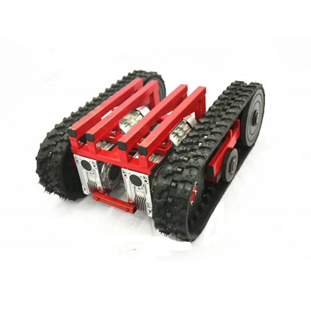 Lightweight Rubber Tracked Undercarriage Chassis, 50KG-800KG Load Capacity Replacement Parts for Construction and Farming Excava view 3