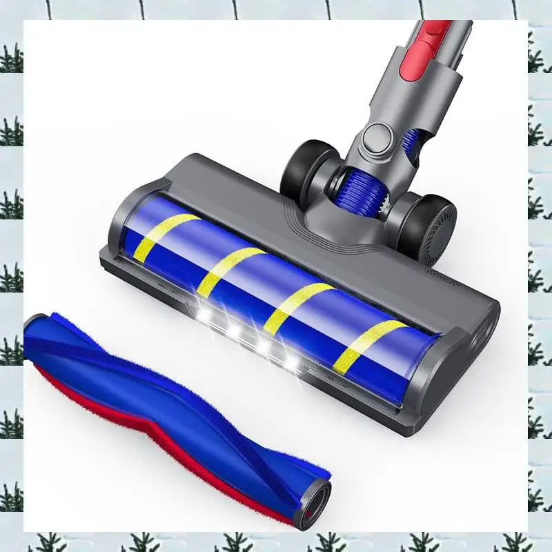 

Насадки для паркетного пола ABLG для пылесосов Dyson V7V8V10V11V15 со светодиодной подсветкой, включает ролик с мягкой и полипропиленовой щетиной.