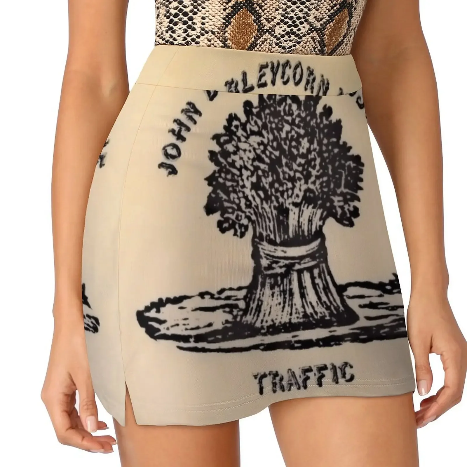 

Traffic - John Barleycorn Must Die Mini Skirt skirts for women School skirt cute skirt short