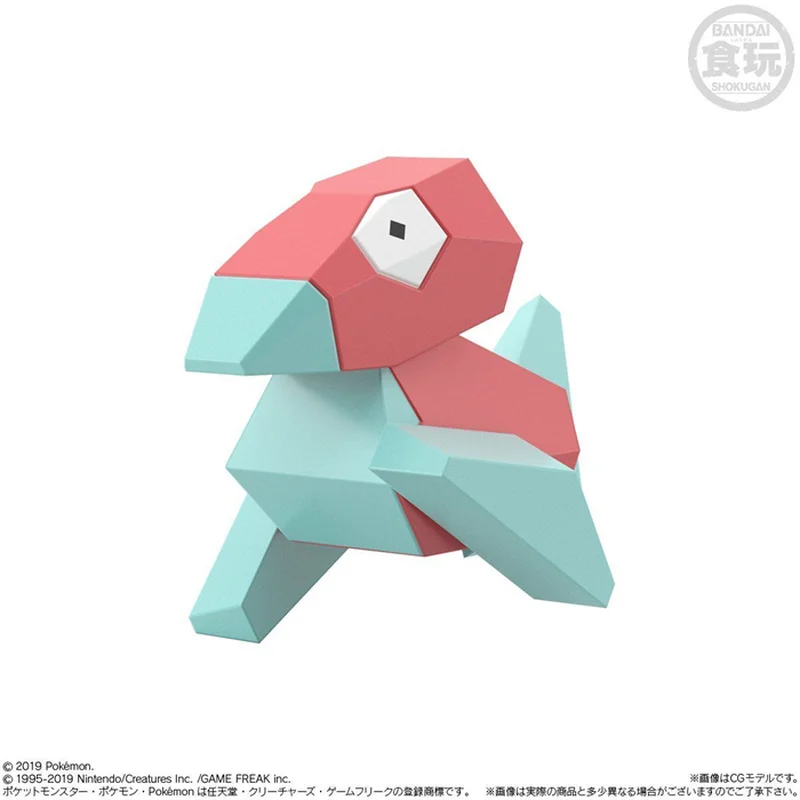 [In Stock] Original Pokemon Shokugan Lapras Nidoqueen Porygon Giovanni Anime Figures PVC Action Figure Go Cute Toys gift