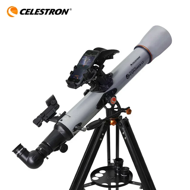 Télescope astronomique réflecteur Celestron StarSense Explorer SSE LT80AZ, compatible avec une application pour smartphone, idéal pour les enfants, les étudiants et les débutants.