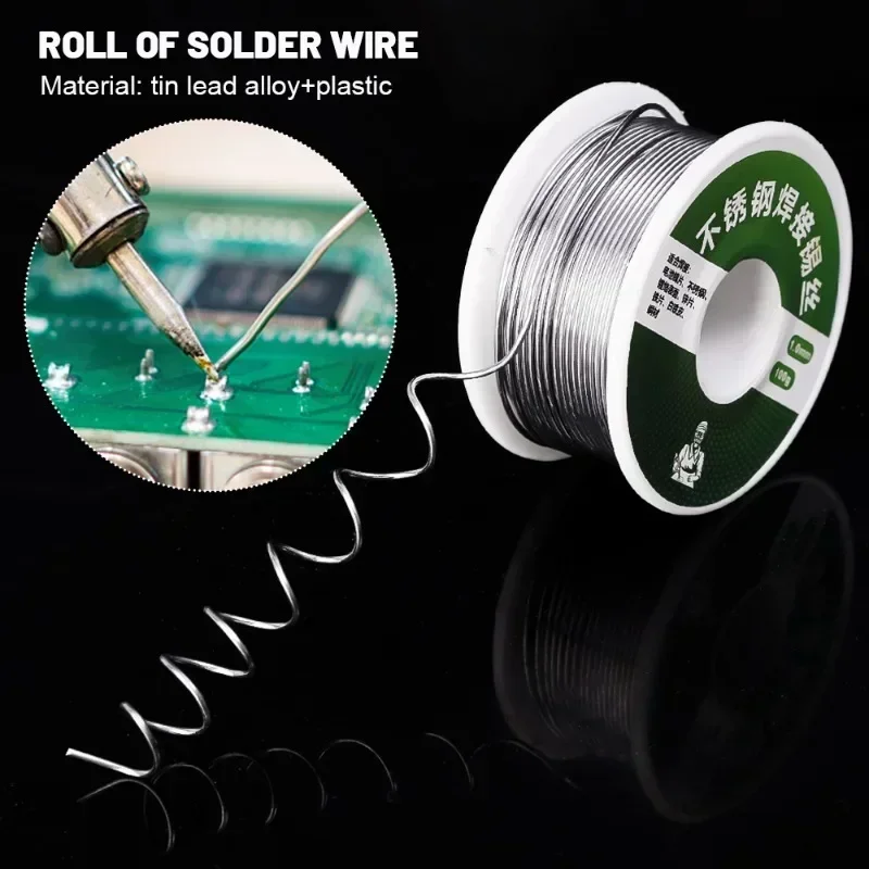 20/100g Easy Melt Solder Wires Low Temperature Stainless Steel Aluminum Copper Iron Metal Weld Cored Welding Wires Solder Rods