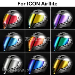 Motorcycle Helmet Visor Shield Fliteshield Mirrored Airflite Faceshield Replacement Face Shield for ICON Airflite Helmets.
