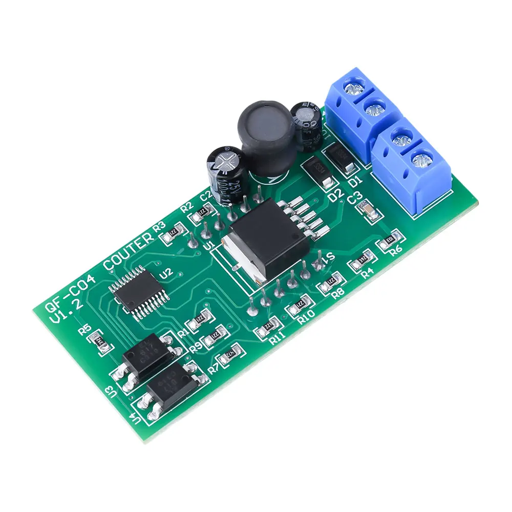 DC4-40V Low Level Wide Voltage Counter Module 0-9999 4-bit Digital Tube Accumulation With Memory Counter Board 0.56 inch