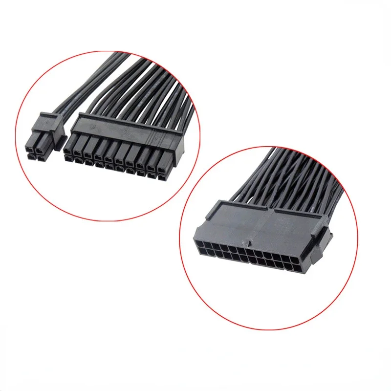 22cm/32cm PC ATX netzteil 24 Pin Stecker Auf 24 Pin Weibliche Motherboard Verlängerung Power Kabel