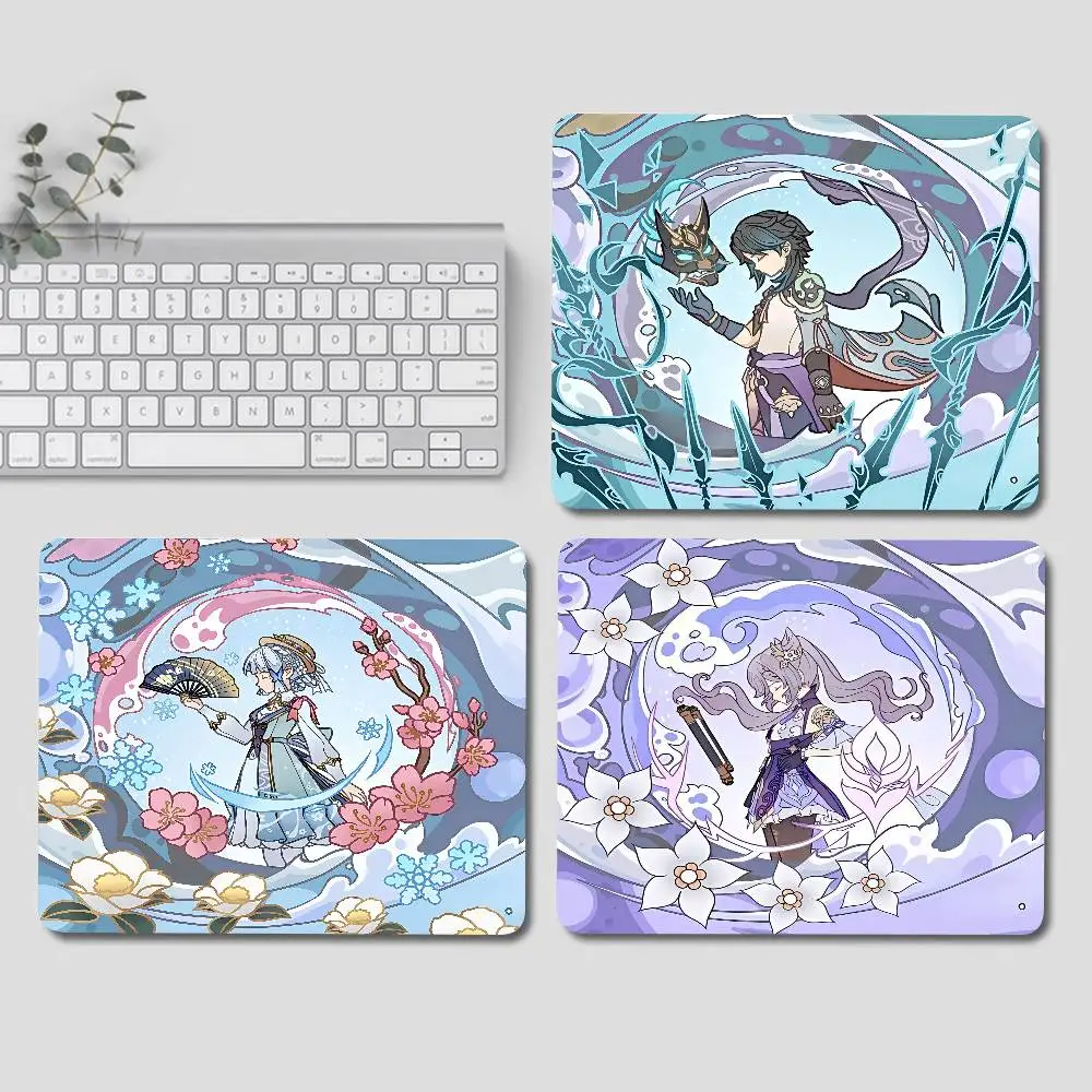 Peripheral Rubber Mouse Pad Animation Two-dimensional Office Desktop Mat E-sports Game Game Genshin Impact Furina Neuvillette