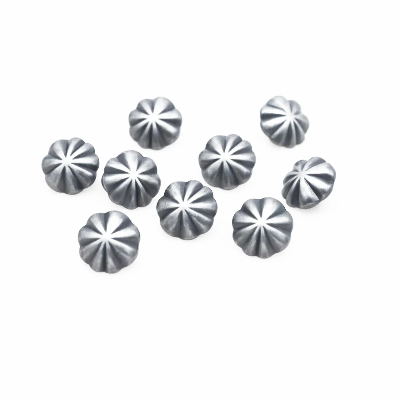 12mm antique silver mushroom Round Shank Button metal Button DIY Sewing Craft 30pcs