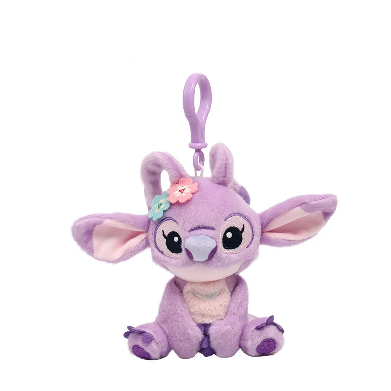 Pendentif beurre en peluche Mininstants Disney, véritable point, ange CAN o et ange, sac d'école, porte-clés, ornement, cadeau pour filles, 10cm