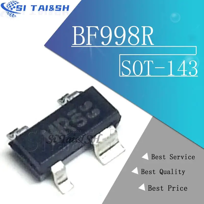 10PCS BF998R SOT143 BF998 SOT-143 SOT SMD new MOS FET transistor