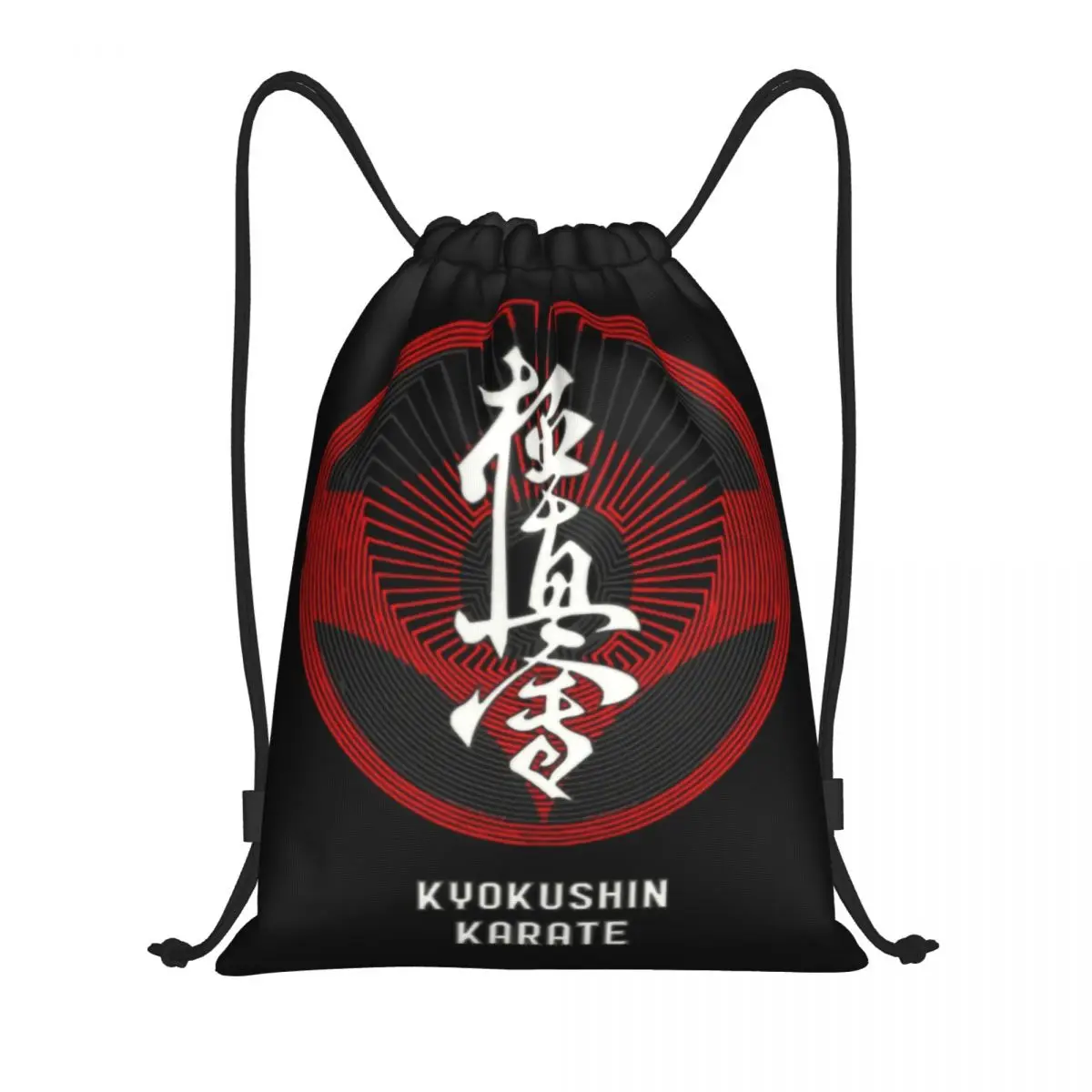 Custom Kyokushin Karate Drawstring Backpack Bags Men Women Lightweight Japanese Martial Arts Gym Sports Sackpack Sacks Traveling