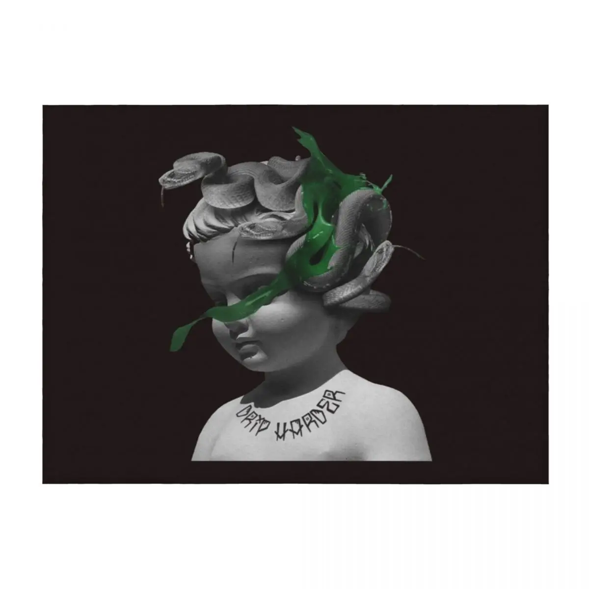 

Snake - Drip Too Hard Throw Blanket Hairy For Decorative Sofa Bed Fashionable warm for winter Blankets