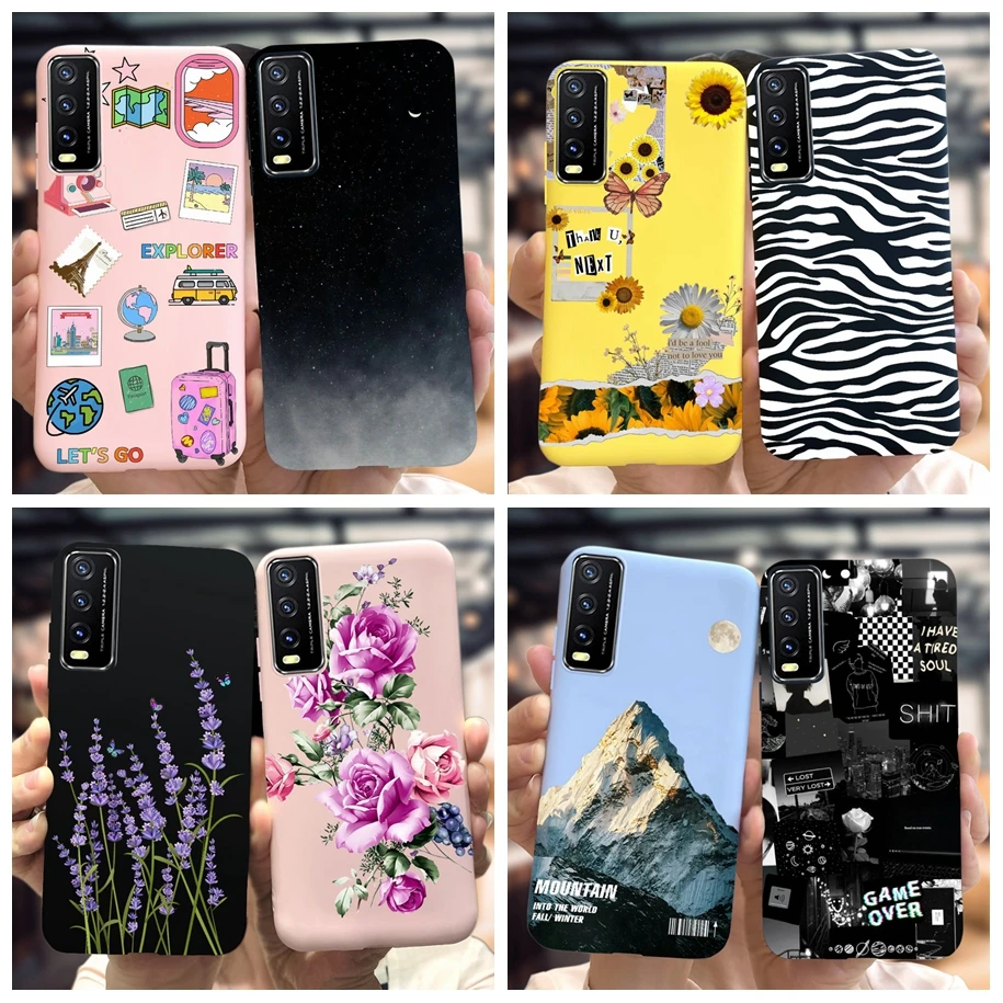 For Vivo Y20i V2027 V2032 Case For Vivo Y20 Y20s Y20G Y12s Y12G Y11s Cover Soft Silicone Protective Funda For VivoY20 Y 20 Coque