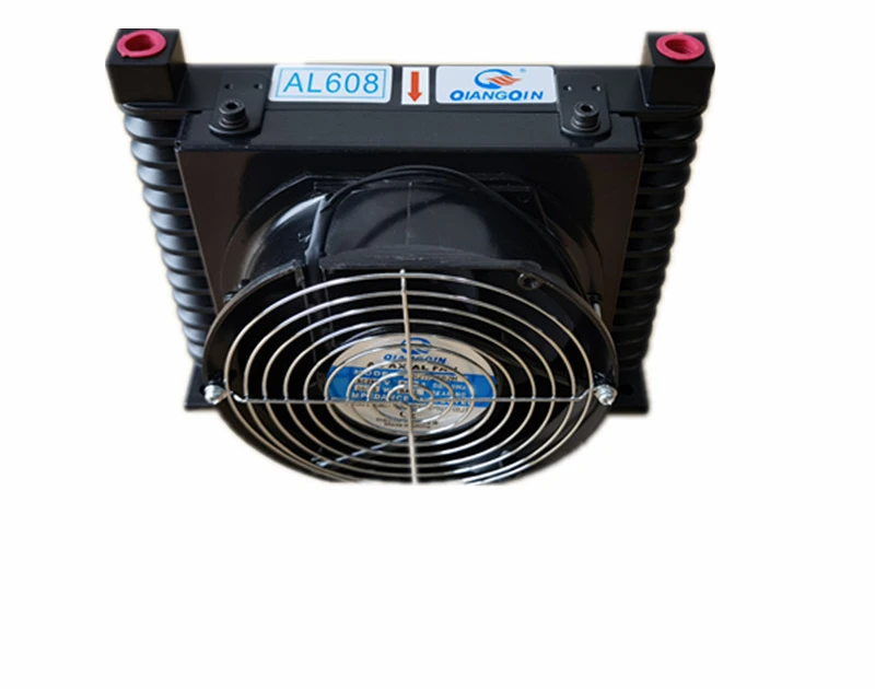 AL608 Hydraulic Oil Station Radiator Air Cooling Fan Type Radiator Plate Fan Oil Cooler Water Cooling Plate