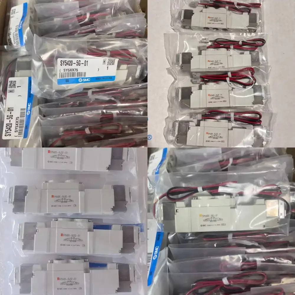 

SMC Original 5 Port Solenoid Valve Body Ported/Single Unit SY5420-5DZ-01/5DZ-C6/5GZD-01/5LZD-01 Pneumatic Solenoid Valve