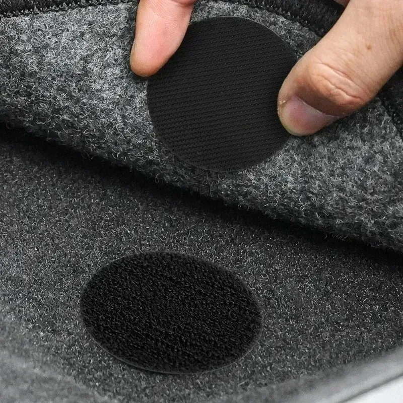 Imagem -03 - Auto-adesivo Tapete Fixação Adesivos Dupla Face Car Floor Mats Patches Fixos Folhas Home Carpet Fitas Antiderrapantes Grip 60 Pcs Pcs