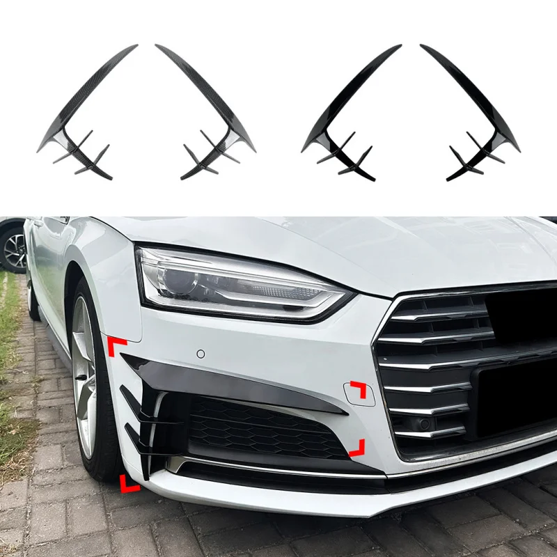 Suitable A5 S5 F5 Sline 2017-2020 front knife grille car sticker spoiler modification