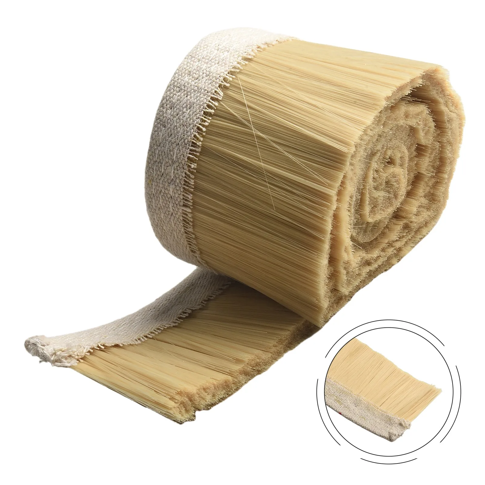 70mm/100mm Nylon Dust Cover Brush Vacuum Cleaner Accessory Spindle Engraving Machine Brush CNC Router Length 1M