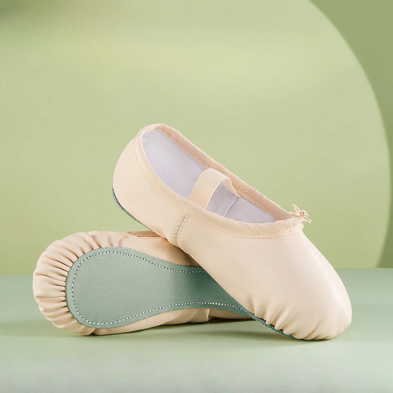 customized Children's ballet dance shoes with soft sole PU adult women's yoga practice body cat claw ballerina shoes girls tutu