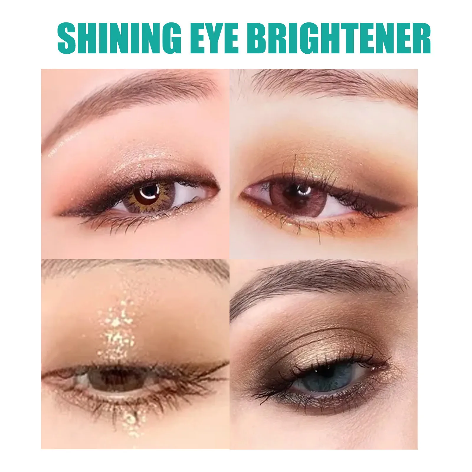 Bâton de fard à barrage à paillettes pour les yeux, crayon de fard à barrage scintillant, surbrillance de ver à soie couché, imperméable, longue durée, maquillage pour les yeux paresseux