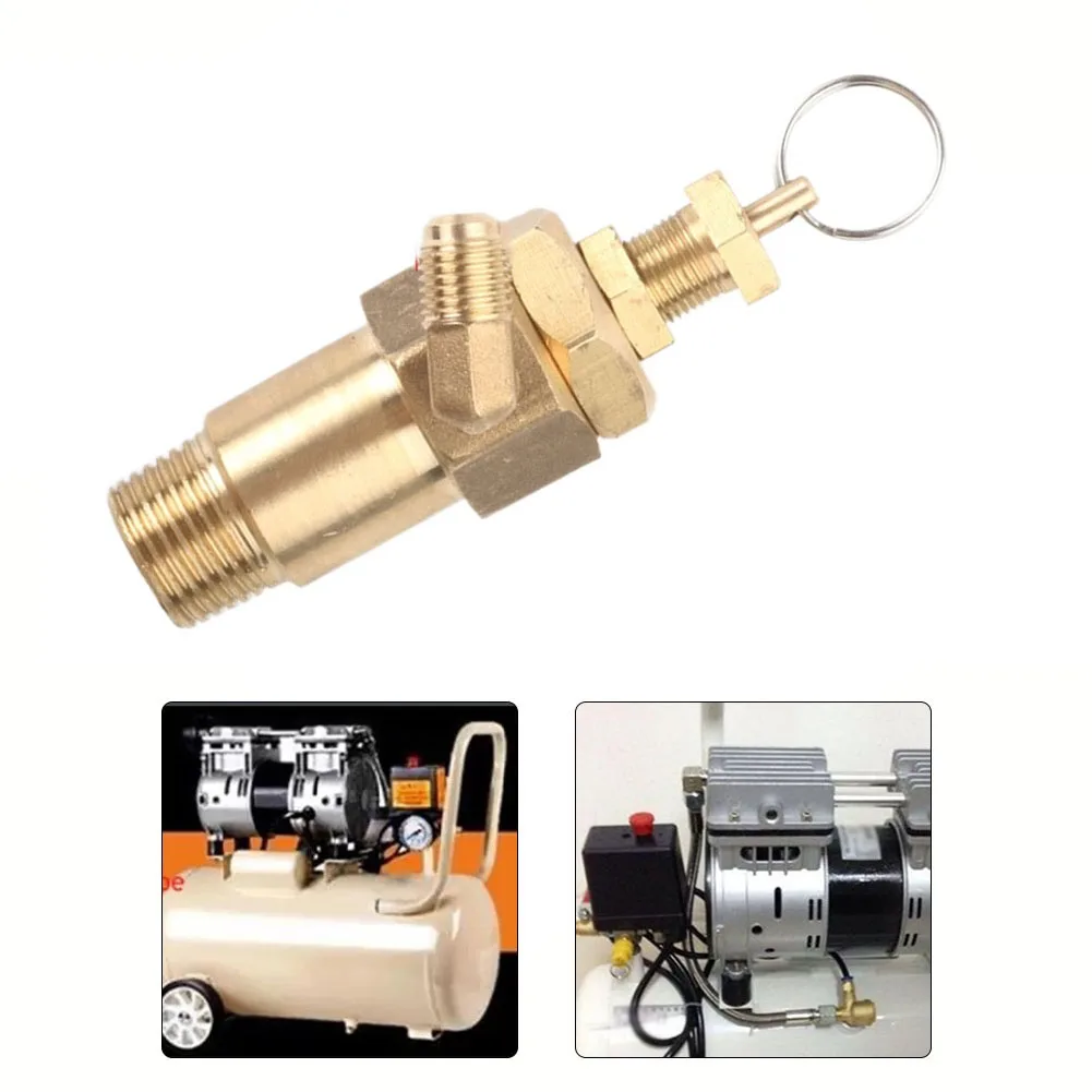 Adjustable Pressure Control Valve Pressure Adjustment Valve Precision Control Air Compressor Valve Copper Material