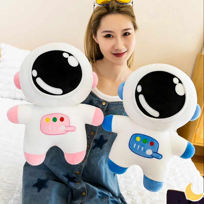 Spaceman Plush Doll Elastic Cartoon Space Astronaut Stuffed Rag Toy Soft Cushion Gift For Kids Girls 25/40cm