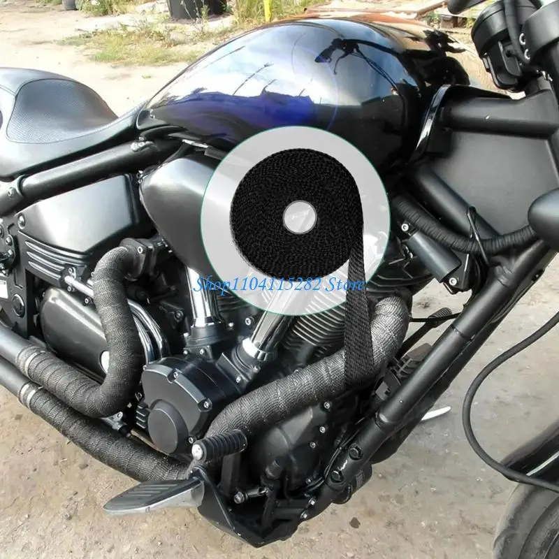 Roll Wrap Heat Wrapt For Motorcycle Panas Pita Pita Fiberglass Heat Shield