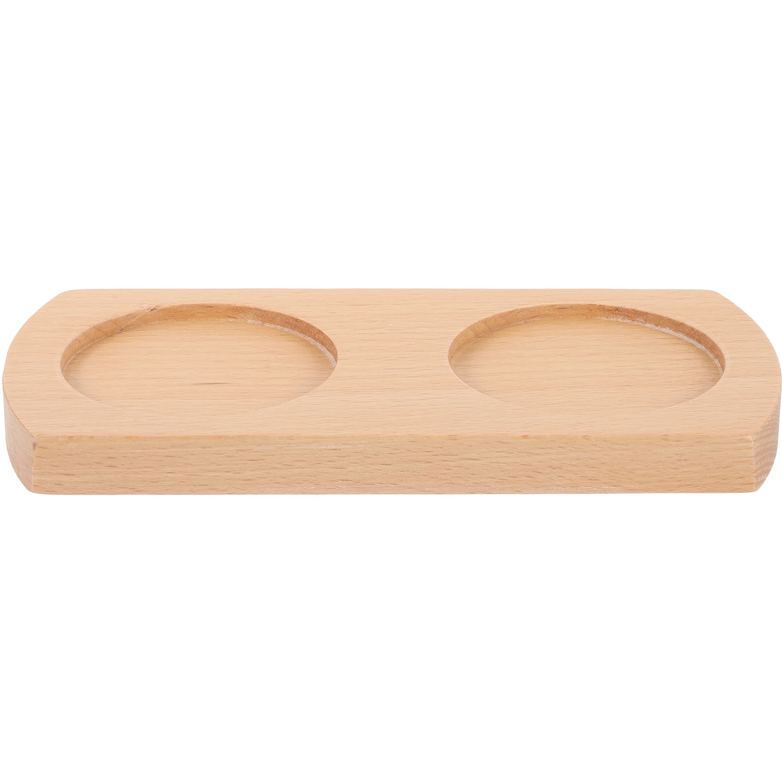 

Sauce Bottle Base Pepper Tray Salt Holder Wooden Counter Kitchen Accessories and Portable