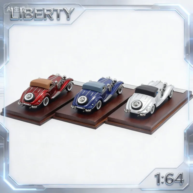 

Коллекционная модель автомобиля LIBERTY 1:64, литая из сплава, подарок для мужчин, высококачественная статическая модель для взрослых, праздничный подарок.