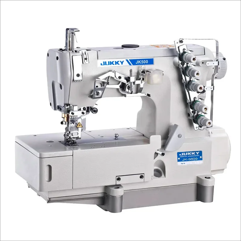 for hot sale JK500A high-speed interlock sewing machine of flat-bed machine body with 5 thread 3 needle for special machine