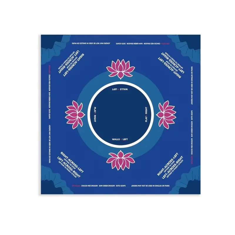 

160 American mahjong sets in stock, with blue neoprene pads, 4-layer engraved acrylic cards, available for immediate delivery.
