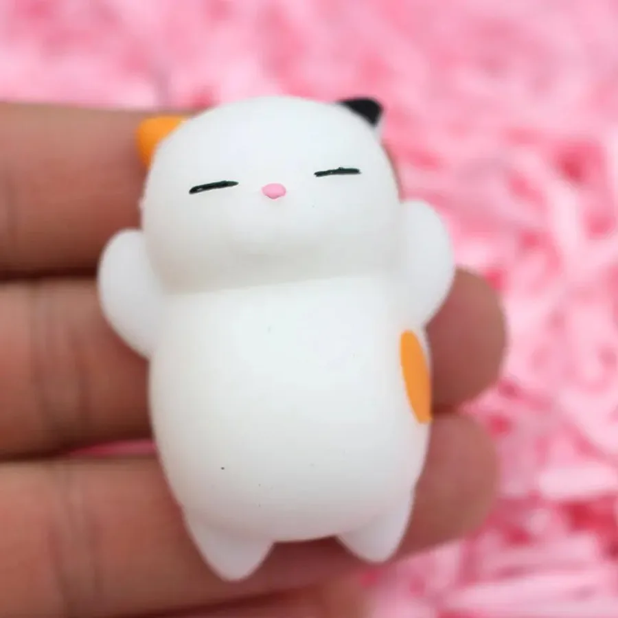 Toys Squishy Cat Soft Silicone Kawaii Kitties Top Stress Relief Sensory Gift 2022 Unique and Adults Teenage Girl Boy