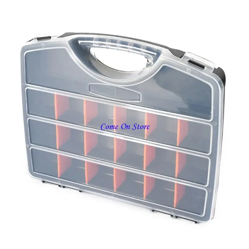 

M6CF Tool Box Organizers And Storage Plastic Container Compartment Adjustable Detachable Chest Case For Tool Hardware Screw