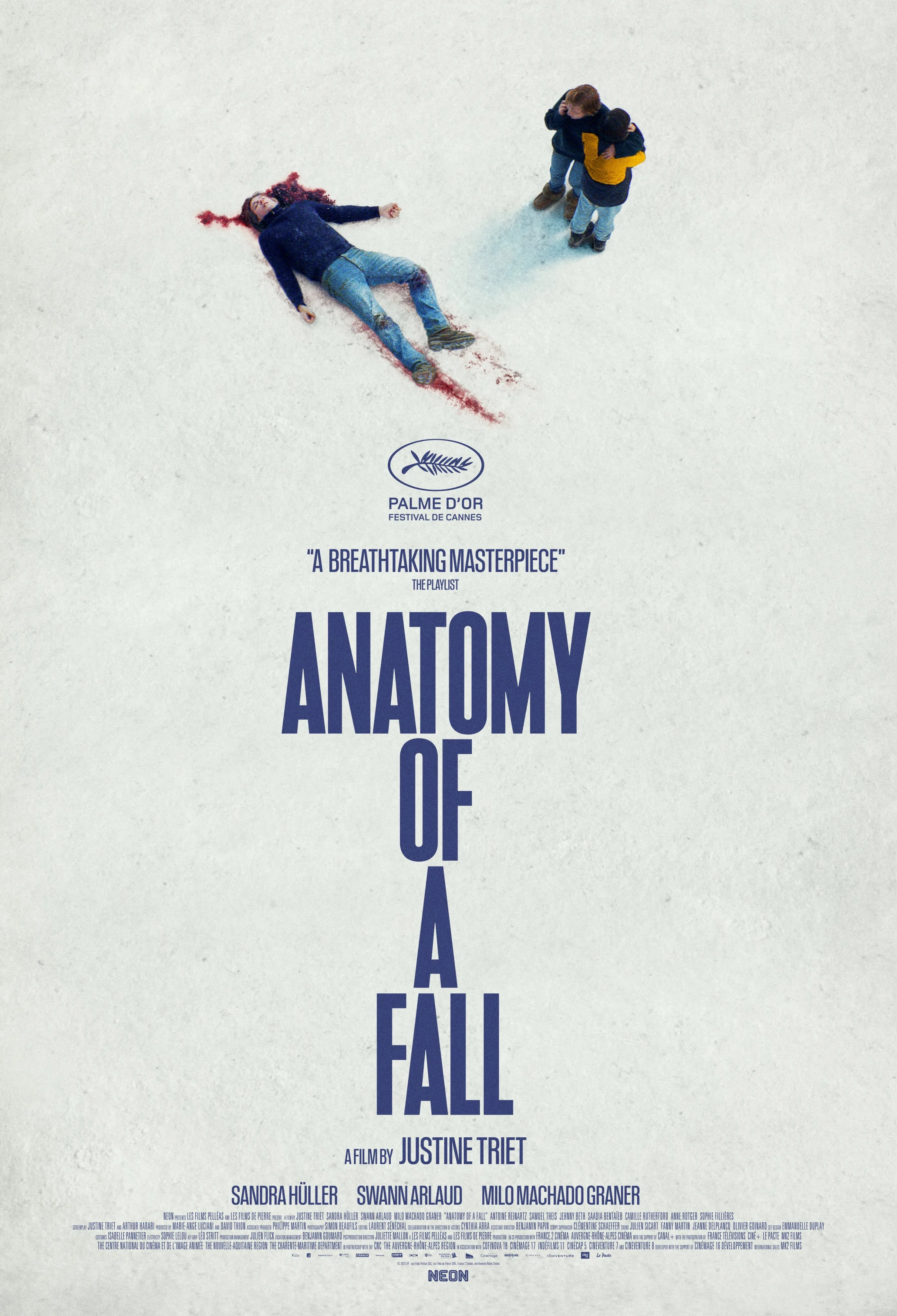 Anatomy of a Fall Movie Anatomie d'une chute (2023), póster de seda personalizado, pintura de pared decorativa para el hogar