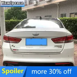 For Kia Optima K5 Spoiler 2016-2019 ABS Plastic Primer Color Rear Trunk Lip Spoiler Car Styling