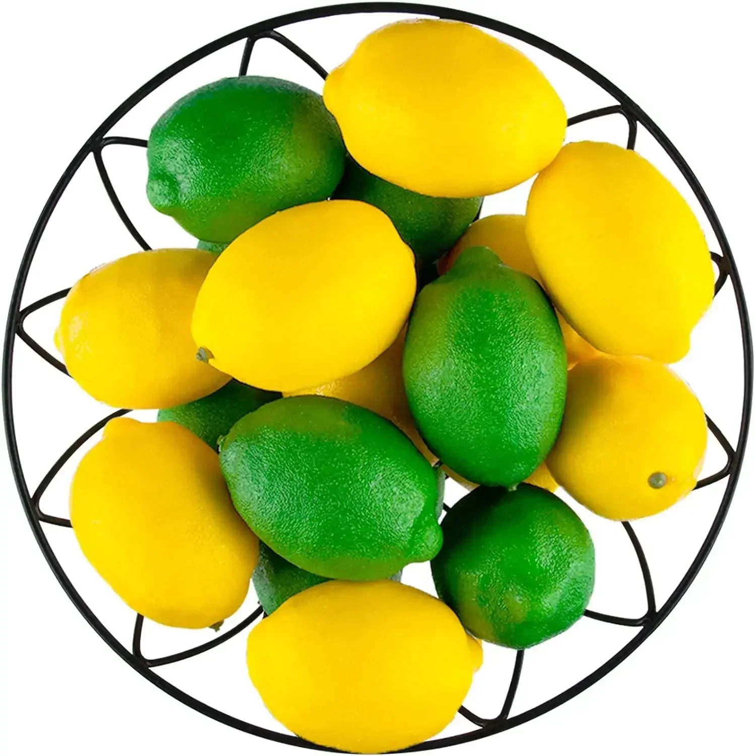 

20 PCS Artificial Lemons and Limes Fake Fruit Lemons for Home House Kitchen Party Decoration, 3'' X 2''