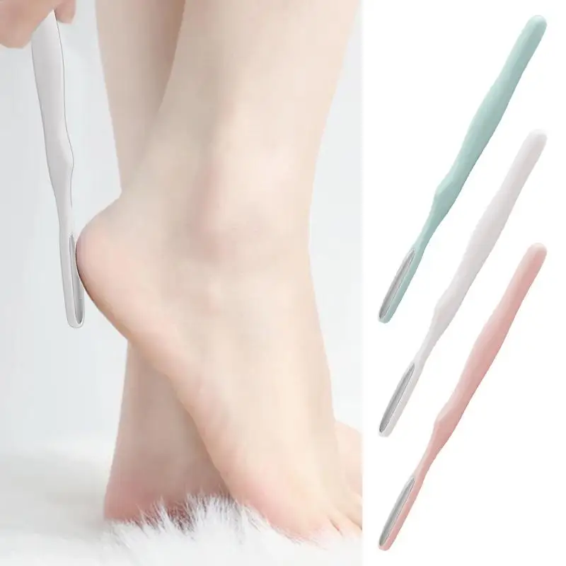 Pedicure Foot File Toe Crevice Cleaning Brush Shower Foot Scrubber Foot File Foot ScrubberStainless Steel Cracked Skin Removal