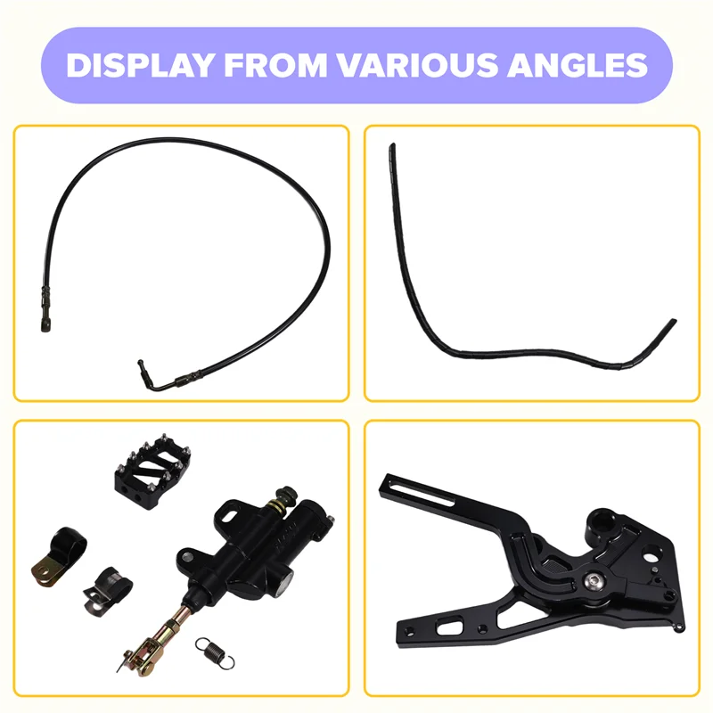 

WO-для Talaria Sting MX3 MX4 MX5 электрический велосипед для грязи, тормозной бачок, гидравлическая педаль ножного тормоза, рычаг, комплекты тормозных шлангов