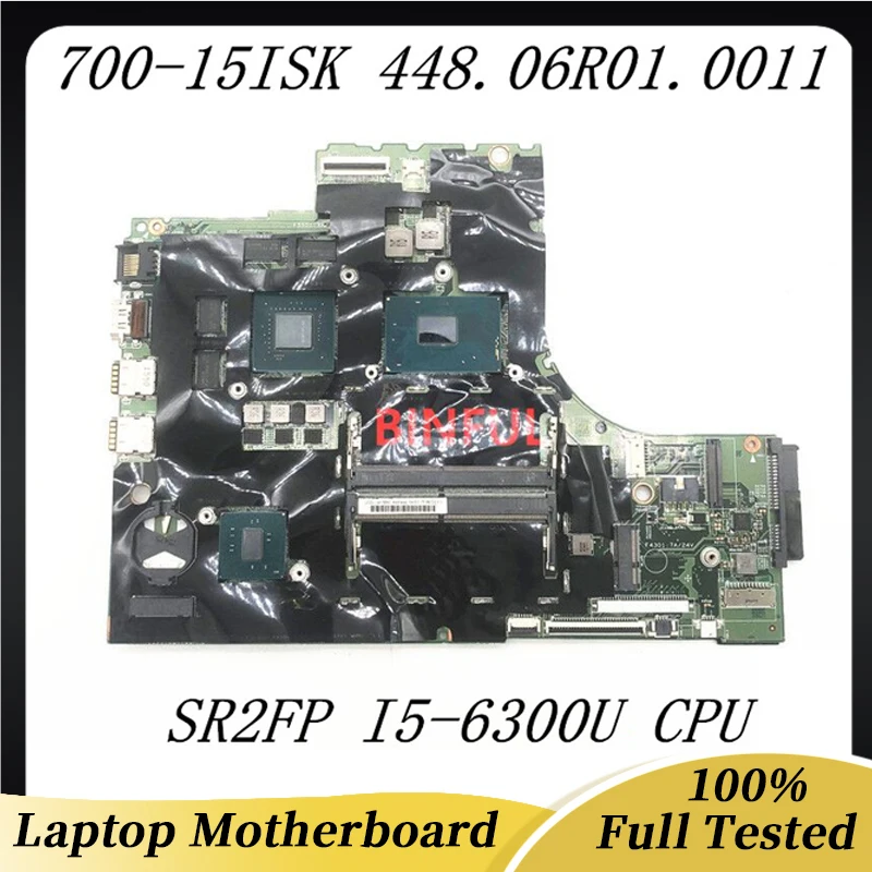 448.06R01.0011 Mainboard For Lenovo Ideapad 700-15isk Laptop Motherboard 15221-1 With SR2FP I5-6300U CPU GT940M 100% Full Tested